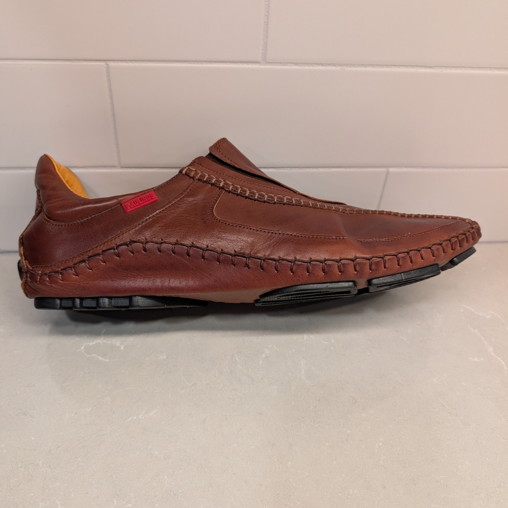 Men's Leather Pikolinos Moccasins with Elastic Closures - Picture 9 of 12